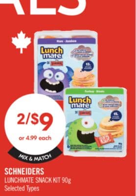 SCHNEIDERS LUNCHMATE SNACK KIT
