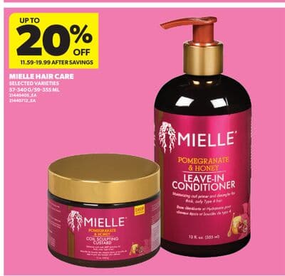 MIELLE HAIR CARE, 57-340 G/59-355 ML