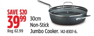 The Rock 30cm Non-Stick Jumbo Cooker