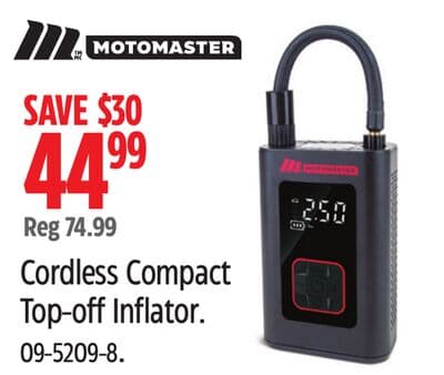 Cordless Compact Top-off Inflator.