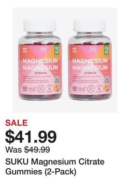 SUKU Magnesium Citrate Gummies (2-Pack)