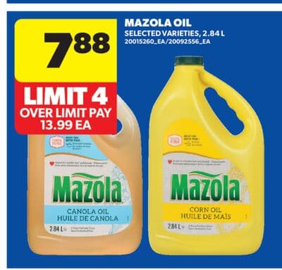 MAZOLA OIL, 2.84 L