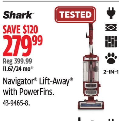 Shark Navigator® Lift-Away® with PowerFins