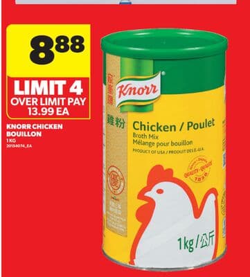 KNORR CHICKEN BOUILLON, 1 KG
