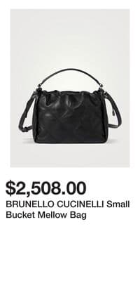 BRUNELLO CUCINELLI Small Bucket Mellow Bag