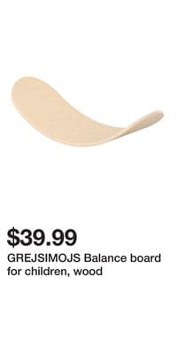 GREJSIMOJS Balance board for children, wood