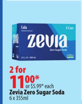 Zevia Zero Sugar Soda