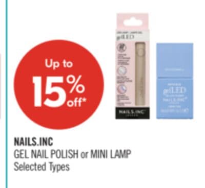 NAILS.INC GEL NAIL POLISH or MINI LAMP