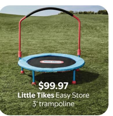 Little Tikes Easy Store 3' Trampoline