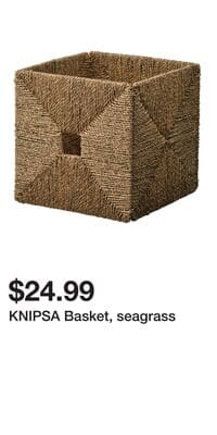 KNIPSA Basket, seagrass