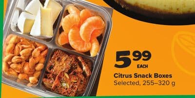 Citrus Snack Boxes