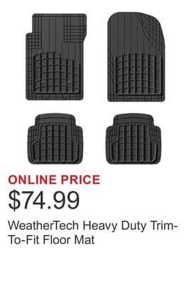 WeatherTech Heavy Duty Trim-To-Fit Floor Mat