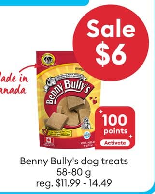 Sale $6 Benny Bully's dog treats 58-80 g