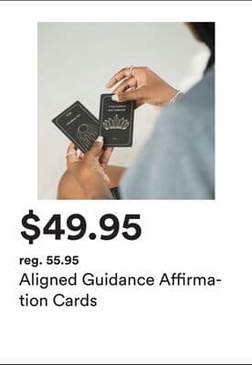 Aligned Guidance Affirmation Cards
