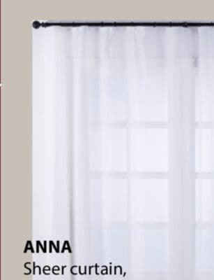 Anna Sheer curtain