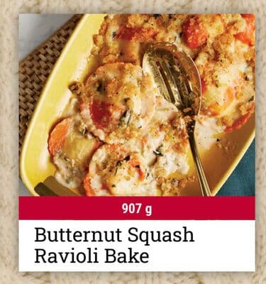 Butternut Squash Ravioli Bake