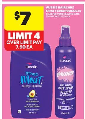 AUSSIE HAIRCARE OR STYLING PRODUCTS
