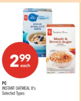 PC INSTANT OATMEAL