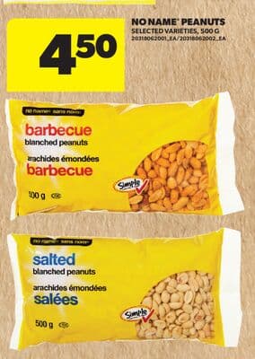 NO NAME® PEANUTS, 500 G