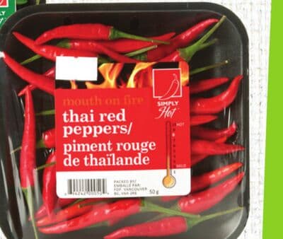 Red or Green Thai Peppers