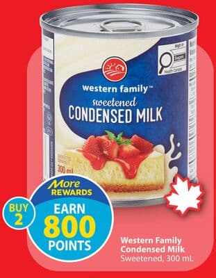 Western Family Condensed Milk