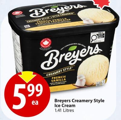 Breyers Creamery Style Ice Cream