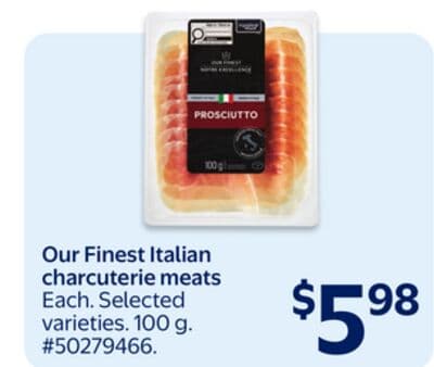 Our Finest Italian Charcuterie Meats