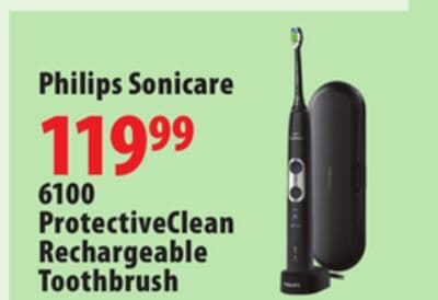 Philips Sonicare 6100 ProtectiveClean Rechargeable Toothbrush