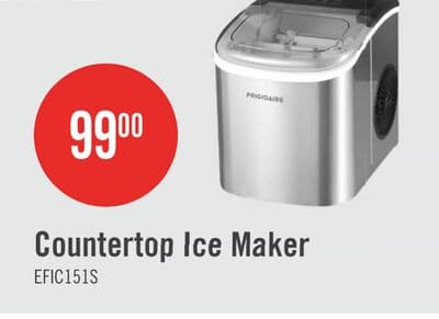 Frigidaire Countertop Ice Maker - Stainless Steel - EFIC151-SS