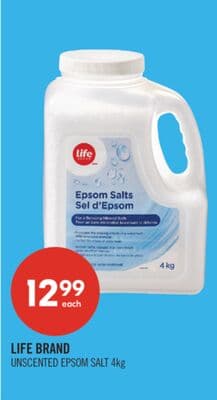 LIFE BRAND UNSCENTED EPSOM SALT