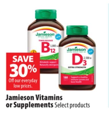 Jamieson Vitamins or Supplements