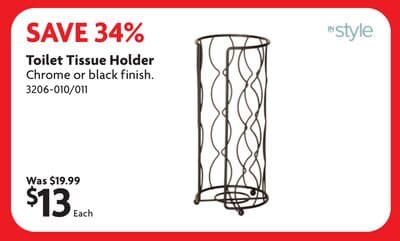 Toilet Tissue Holder