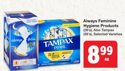 Always Feminine Hygiene Products