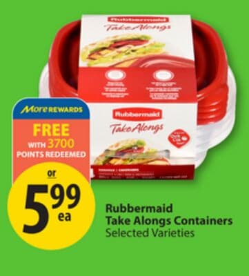 Rubbermaid Take Alongs Containers