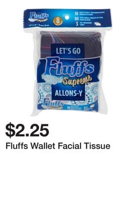Fluffs Wallet Facial Tissue