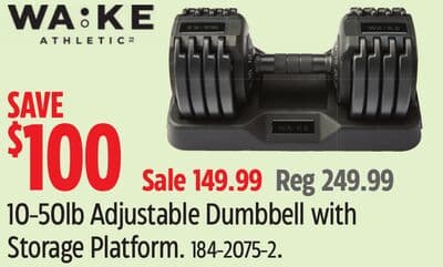 10-50lb Adjustable Dumbbell with Storage Platform