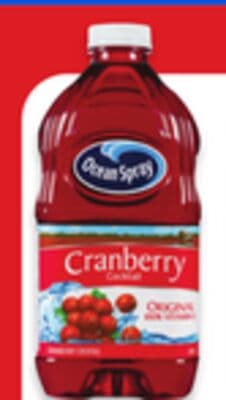 Ocean Spray cocktail