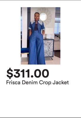 Frisca Denim Crop Jacket