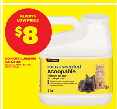 NO NAME® CLUMPING CAT LITTER