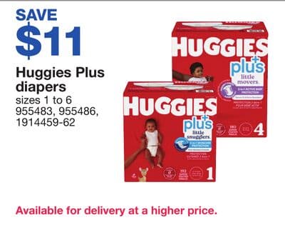 Huggies Plus diapers