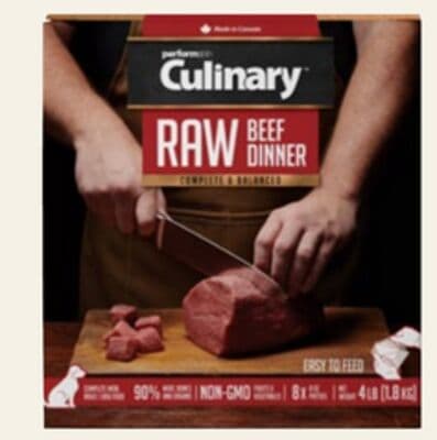 Performatrin Culinary Raw Adult Dog Food