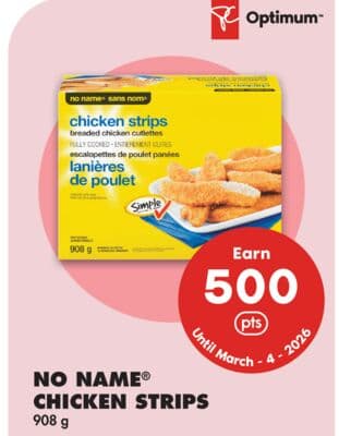 NO NAME® CHICKEN STRIPS, 908 G