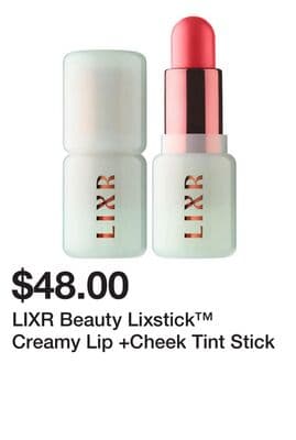 LIXR Beauty Lixstick™ Creamy Lip +Cheek Tint Stick