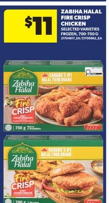ZABIHA HALAL FIRE CRISP CHICKEN, 700-750 G