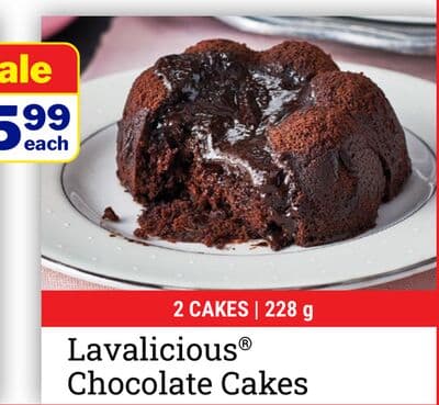 Lavalicious® Chocolate Cakes
