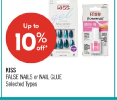 KISS FALSE NAILS or NAIL GLUE