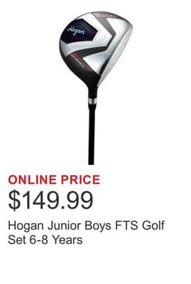 Hogan Junior Boys FTS Golf Set 6-8 Years