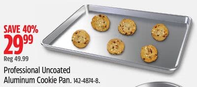 Professional Uncoated Aluminum Cookie Pan