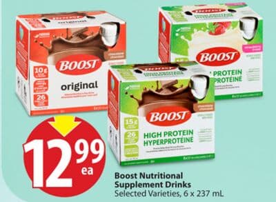 Boost Nutritional Supplement Drinks