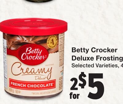 Betty Crocker Deluxe Frosting